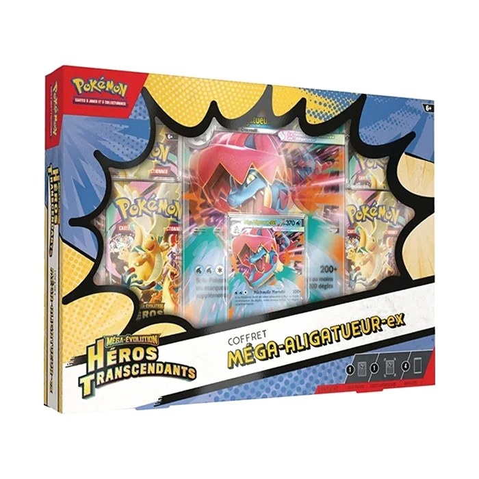 Coffret Méga Aligatueur ex - Héros Transcendants ME02.5