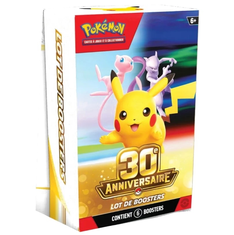 POKEMON 30 ANS - BUNDLES de 6 Boosters