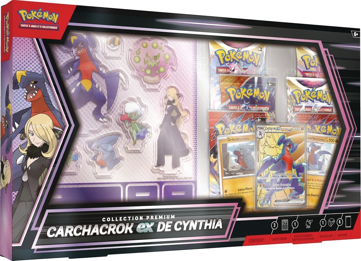 Pokémon - Carchacrok Ex de Cynthia - Collection Premium