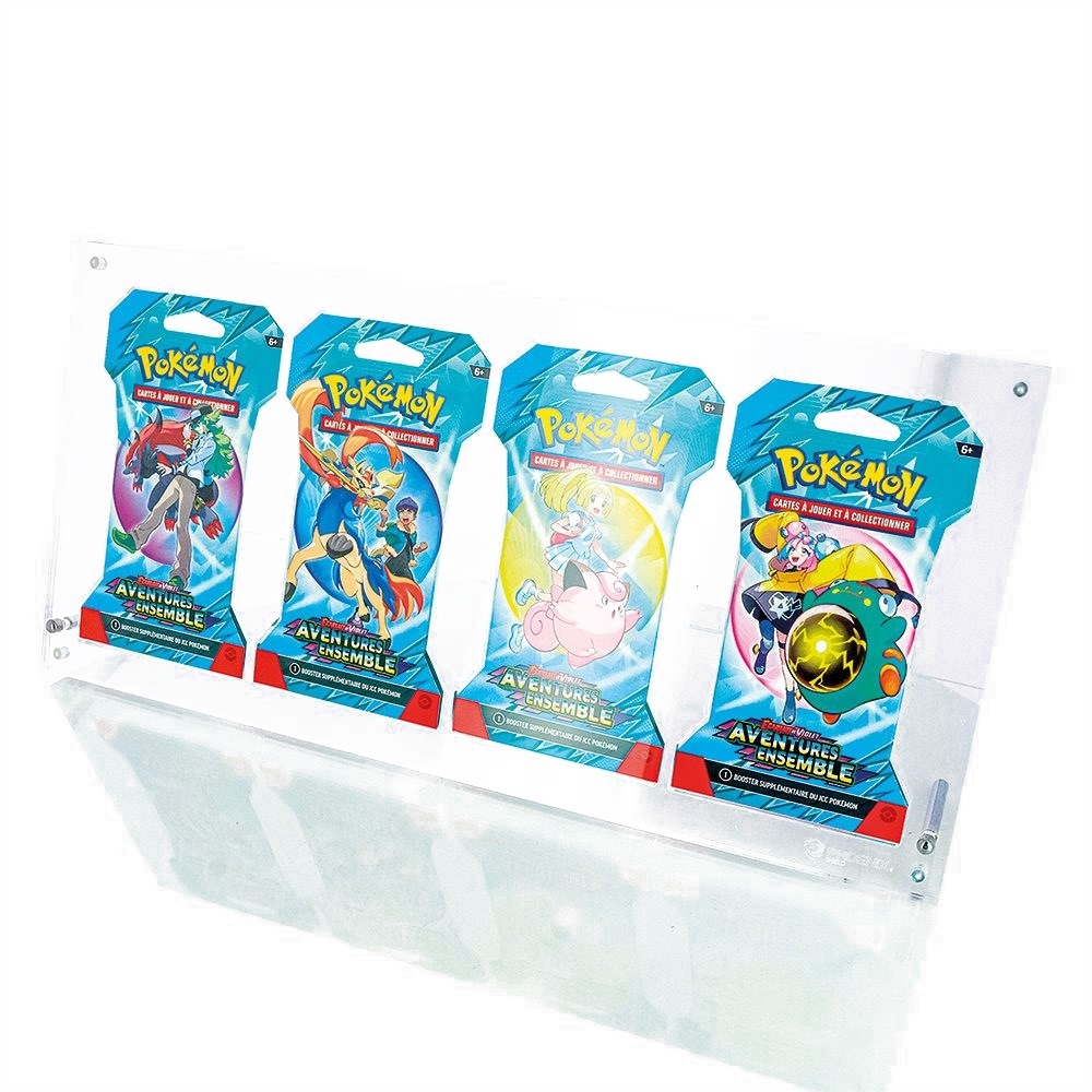 Boîtier acrylique – Pokémon 4 slots boosters