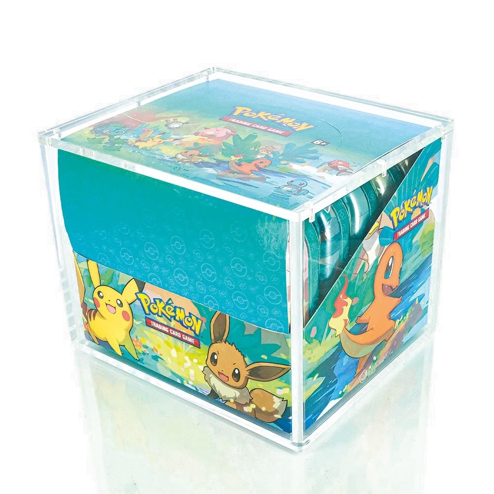 Boîtier acrylique Phoenix Shield – Display Pokémon 10 Mini Tin
