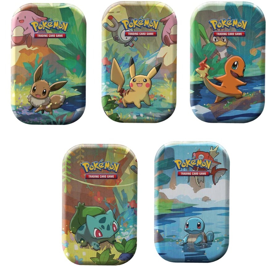 Pokémon - Amitiés de Kanto - Artset 5 Mini Tin