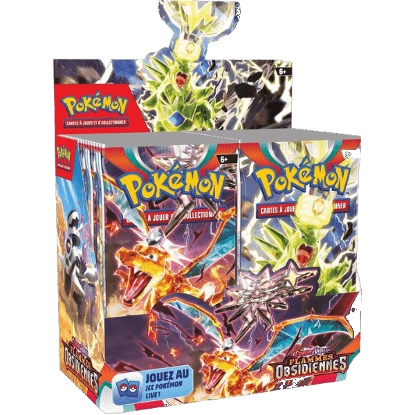 POKEMON - DISPLAY DE 36 BOOSTERS - EV 03 - FLAMMES OBSIDIENNES