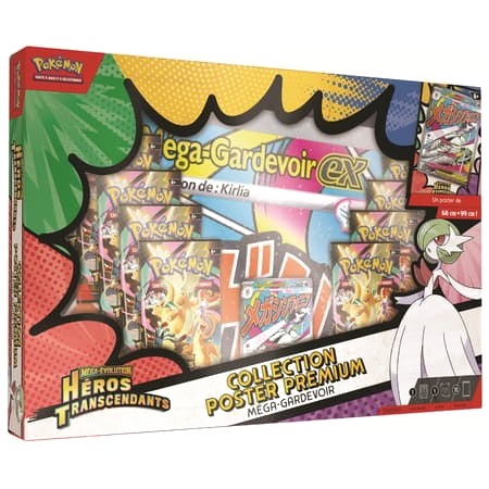 Coffret Collection Poster Premium Méga-Gardevoir-ex Héros Transcendants ME02.5
